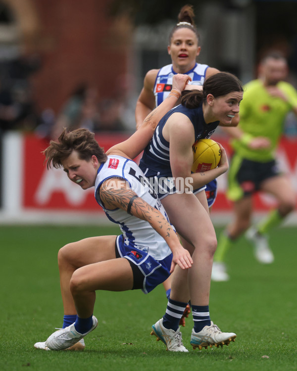 AFLW 2024 Round 02 - North Melbourne v Geelong - A-53806140