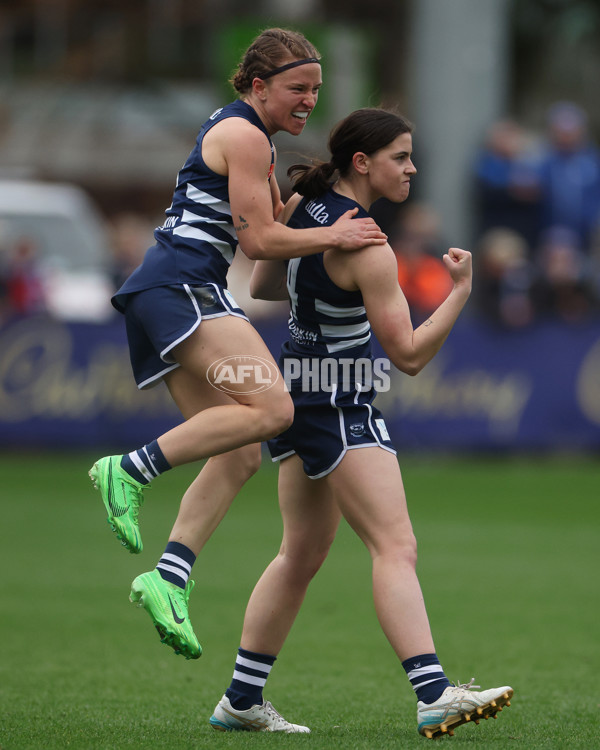 AFLW 2024 Round 02 - North Melbourne v Geelong - A-53806141