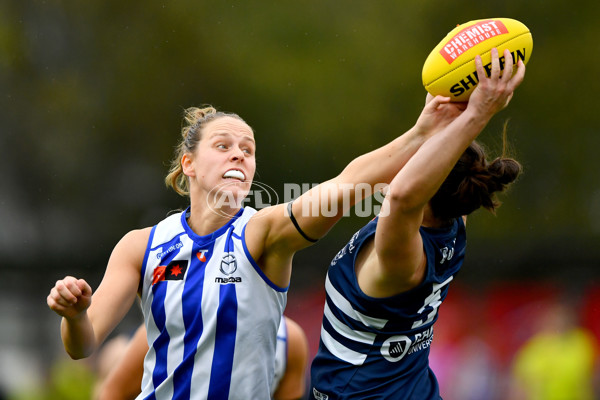 AFLW 2024 Round 02 - North Melbourne v Geelong - A-53806183