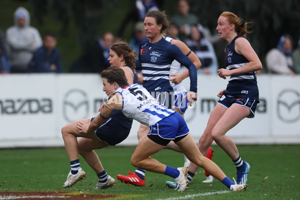 AFLW 2024 Round 02 - North Melbourne v Geelong - A-53809037