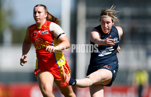 AFLW 2024 Round 02 - Gold Coast v Carlton - A-53809048