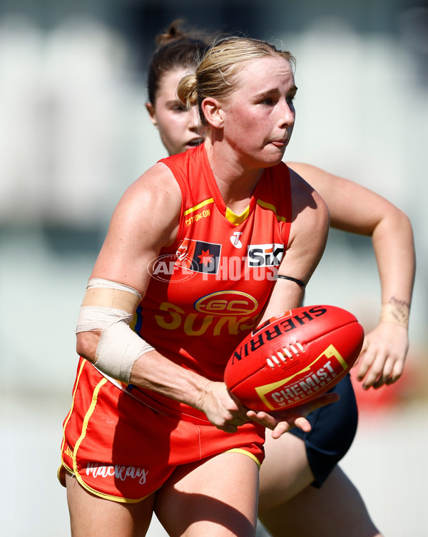 AFLW 2024 Round 02 - Gold Coast v Carlton - A-53810893