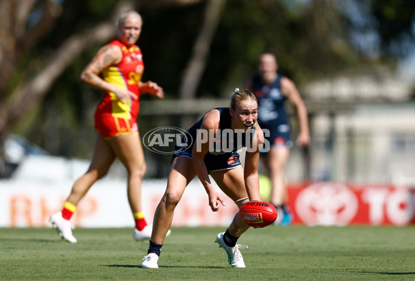 AFLW 2024 Round 02 - Gold Coast v Carlton - A-53810895