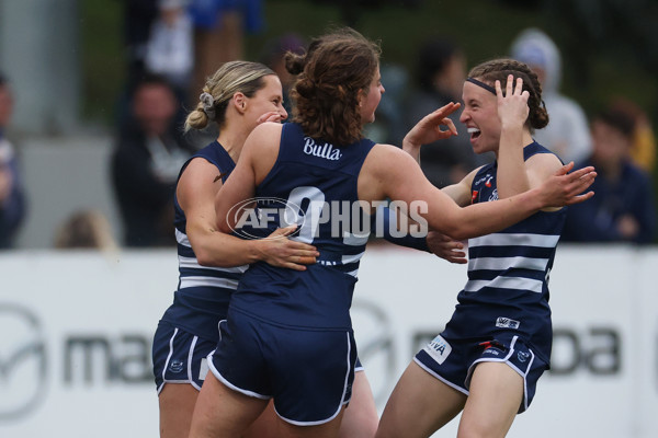 AFLW 2024 Round 02 - North Melbourne v Geelong - A-53810911
