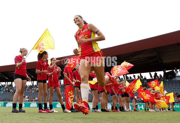 AFLW 2024 Round 02 - Gold Coast v Carlton - A-53811611