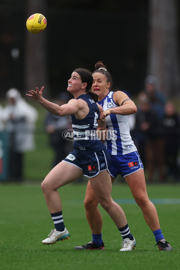 AFLW 2024 Round 02 - North Melbourne v Geelong - A-53814117