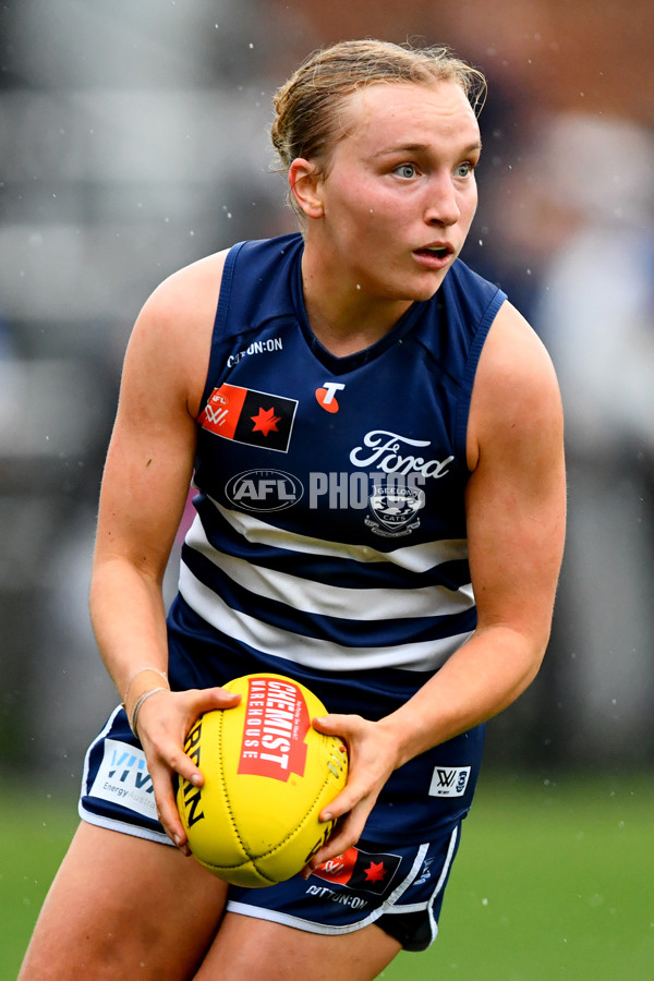 AFLW 2024 Round 02 - North Melbourne v Geelong - A-53818950