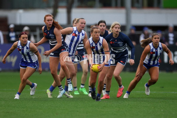 AFLW 2024 Round 02 - North Melbourne v Geelong - A-53821431