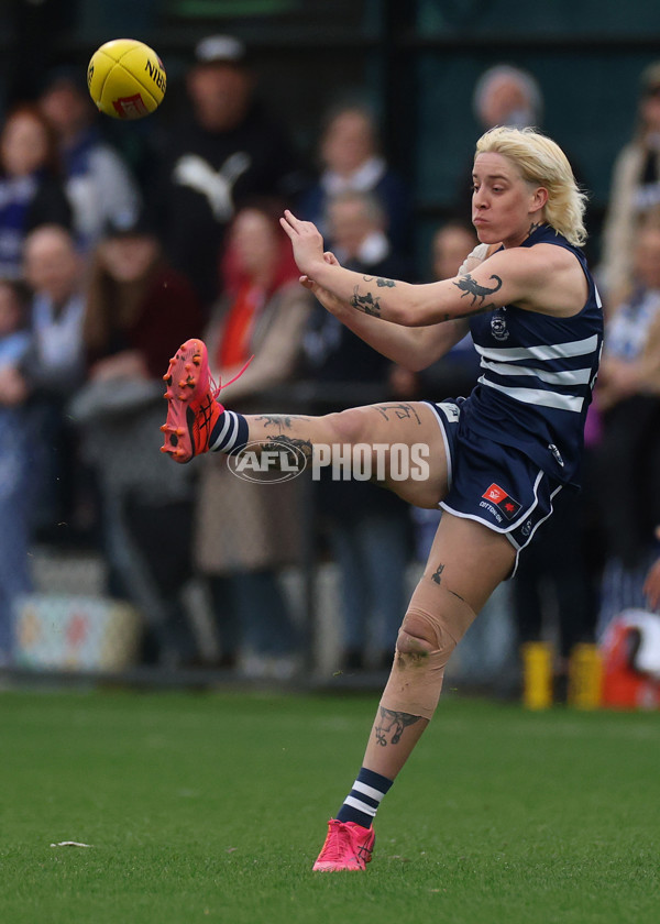 AFLW 2024 Round 02 - North Melbourne v Geelong - A-53821455