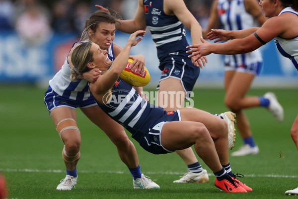 AFLW 2024 Round 02 - North Melbourne v Geelong - A-53821460