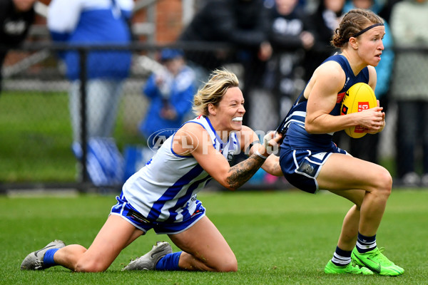 AFLW 2024 Round 02 - North Melbourne v Geelong - A-53822703