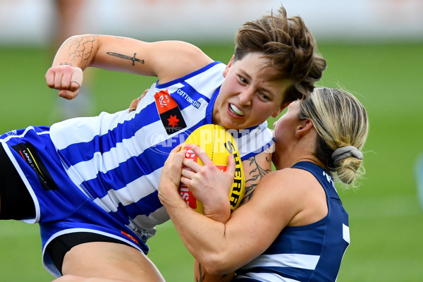 AFLW 2024 Round 02 - North Melbourne v Geelong - A-53824218