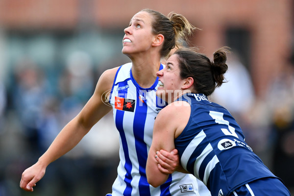 AFLW 2024 Round 02 - North Melbourne v Geelong - A-53824225