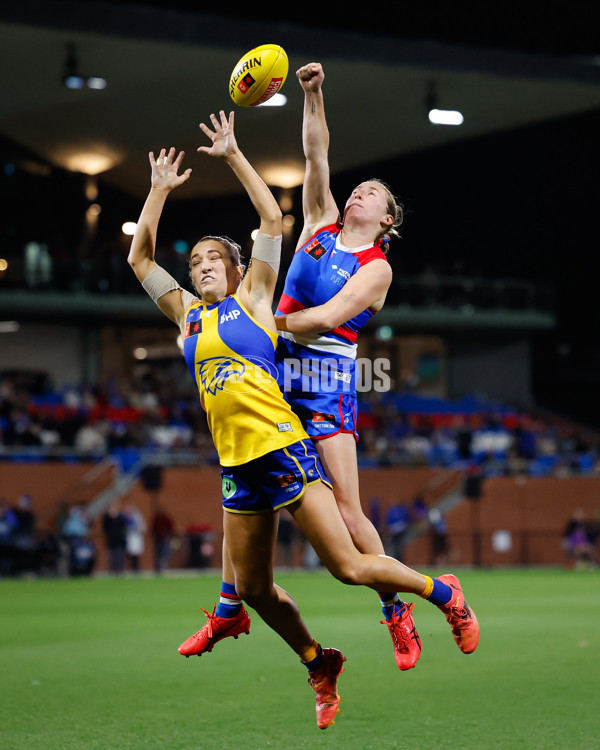 AFLW 2024 Round 03 - Western Bulldogs v West Coast - A-53983436