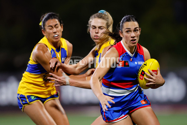 AFLW 2024 Round 03 - Western Bulldogs v West Coast - A-53983920