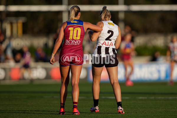 AFLW 2024 Round 03 - Brisbane v Collingwood - A-53991593