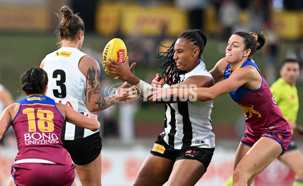 AFLW 2024 Round 03 - Brisbane v Collingwood - A-53993495