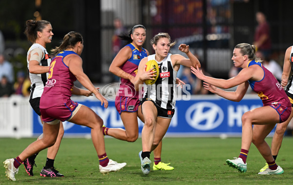 AFLW 2024 Round 03 - Brisbane v Collingwood - A-53993498