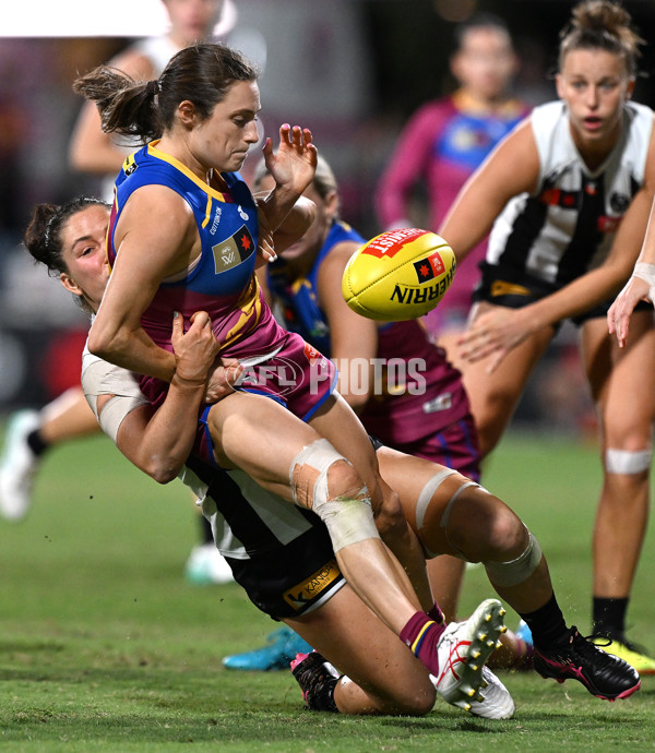 AFLW 2024 Round 03 - Brisbane v Collingwood - A-53993552