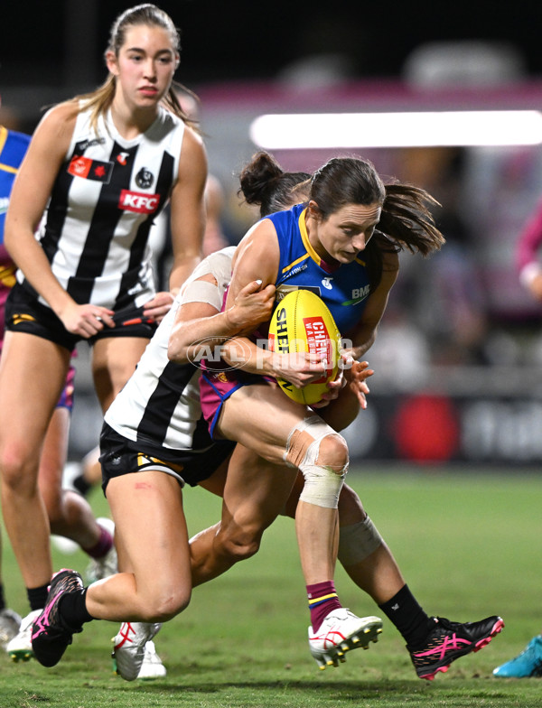 AFLW 2024 Round 03 - Brisbane v Collingwood - A-53993554