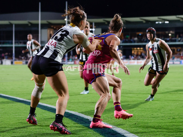 AFLW 2024 Round 03 - Brisbane v Collingwood - A-53993569
