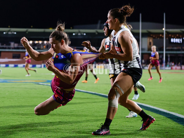 AFLW 2024 Round 03 - Brisbane v Collingwood - A-53993571