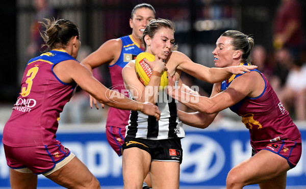 AFLW 2024 Round 03 - Brisbane v Collingwood - A-53993998