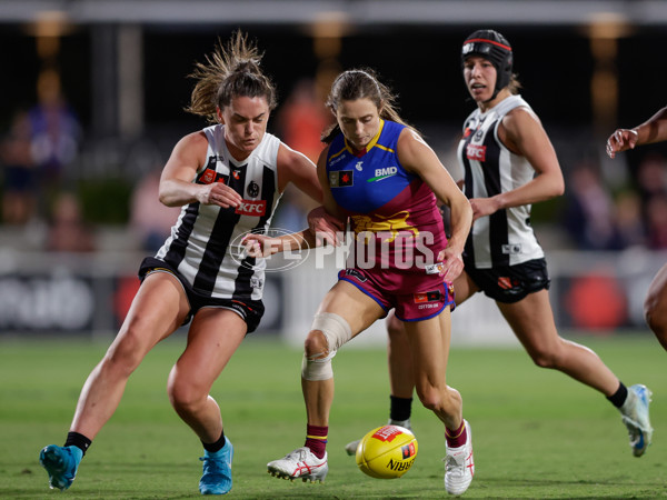 AFLW 2024 Round 03 - Brisbane v Collingwood - A-53994011