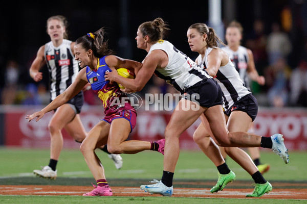 AFLW 2024 Round 03 - Brisbane v Collingwood - A-53994052