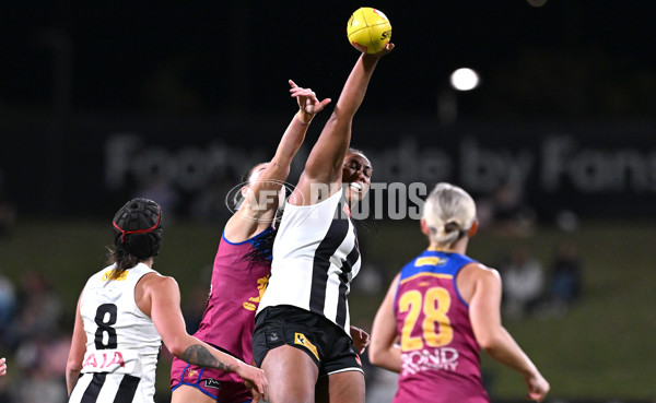 AFLW 2024 Round 03 - Brisbane v Collingwood - A-53994081