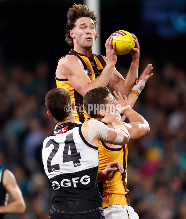 AFL 2024 Second Semi Final - Port Adelaide v Hawthorn - A-53998608