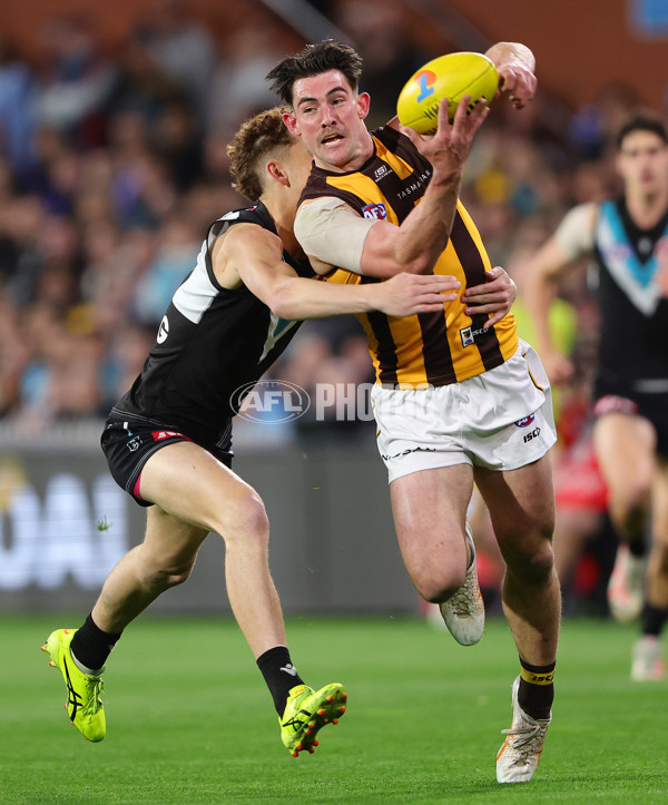 AFL 2024 Second Semi Final - Port Adelaide v Hawthorn - A-53998623