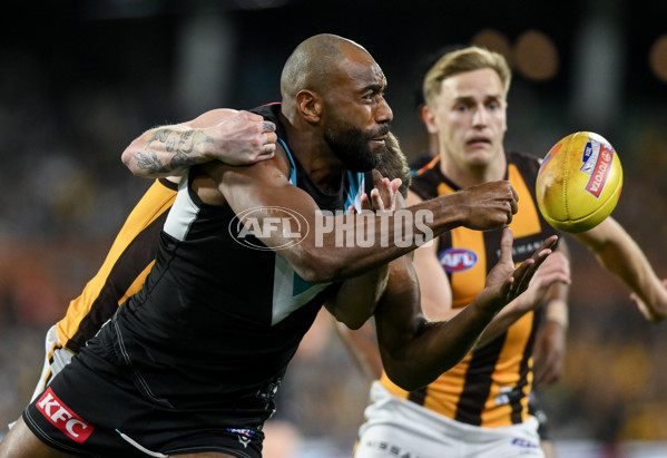 AFL 2024 Second Semi Final - Port Adelaide v Hawthorn - A-53998626