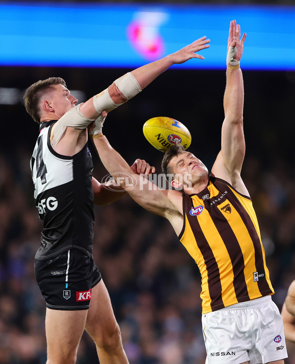 AFL 2024 Second Semi Final - Port Adelaide v Hawthorn - A-53999109