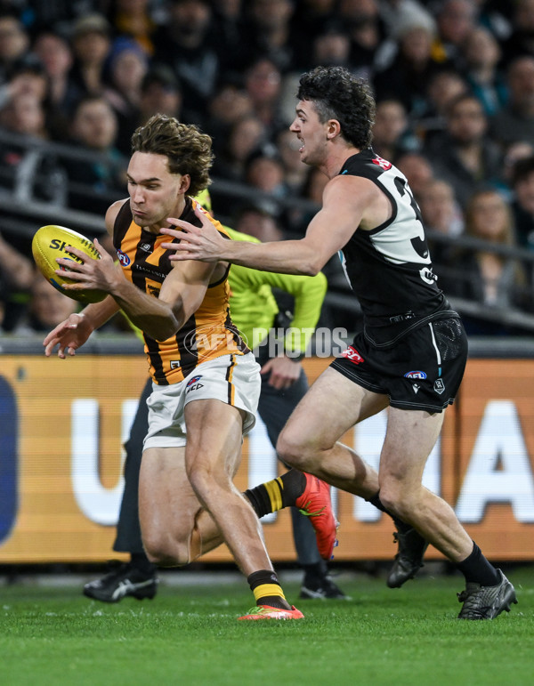 AFL 2024 Second Semi Final - Port Adelaide v Hawthorn - A-53999114