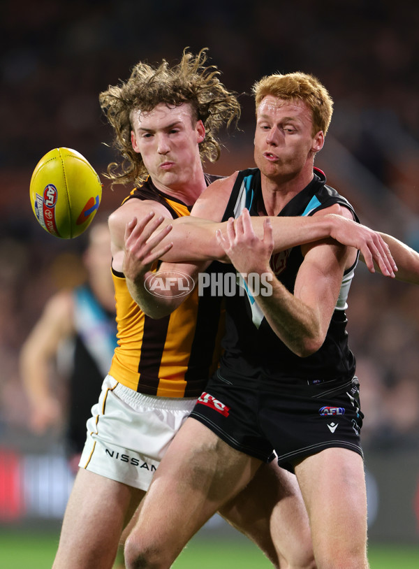 AFL 2024 Second Semi Final - Port Adelaide v Hawthorn - A-53999118