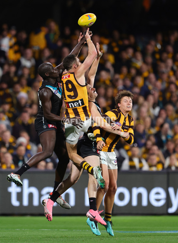 AFL 2024 Second Semi Final - Port Adelaide v Hawthorn - A-53999121