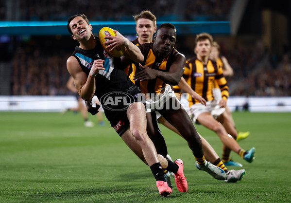 AFL 2024 Second Semi Final - Port Adelaide v Hawthorn - A-54000988