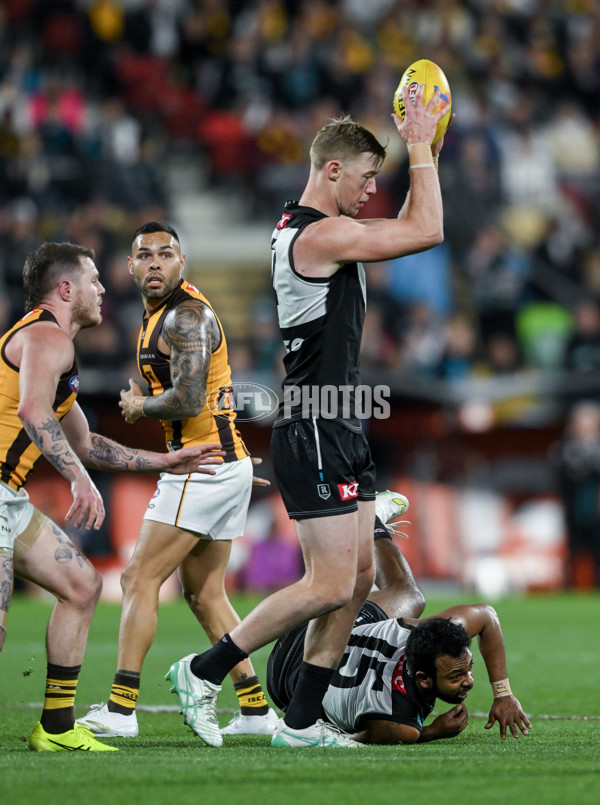 AFL 2024 Second Semi Final - Port Adelaide v Hawthorn - A-54001480