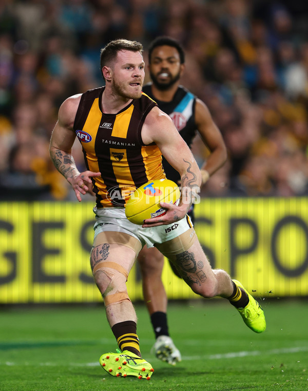 AFL 2024 Second Semi Final - Port Adelaide v Hawthorn - A-54003398