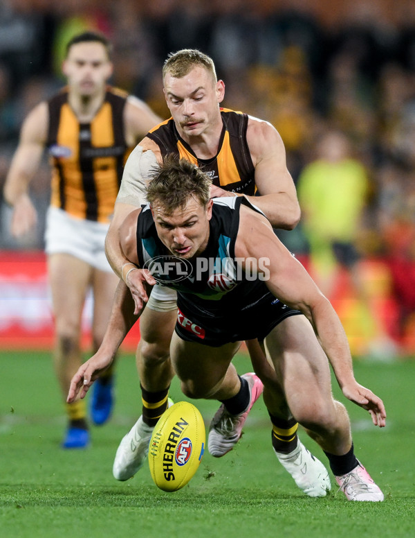 AFL 2024 Second Semi Final - Port Adelaide v Hawthorn - A-54003444