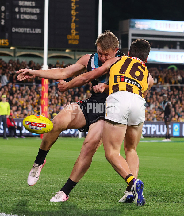 AFL 2024 Second Semi Final - Port Adelaide v Hawthorn - A-54003459