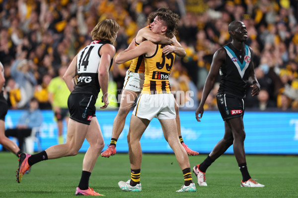 AFL 2024 Second Semi Final - Port Adelaide v Hawthorn - A-54004094