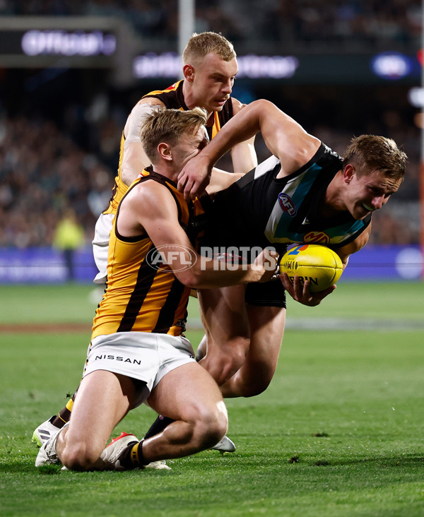 AFL 2024 Second Semi Final - Port Adelaide v Hawthorn - A-54004122