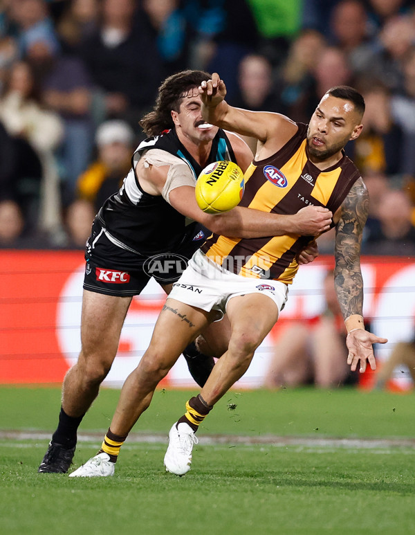 AFL 2024 Second Semi Final - Port Adelaide v Hawthorn - A-54004125