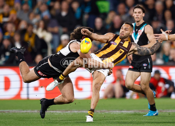 AFL 2024 Second Semi Final - Port Adelaide v Hawthorn - A-54004130