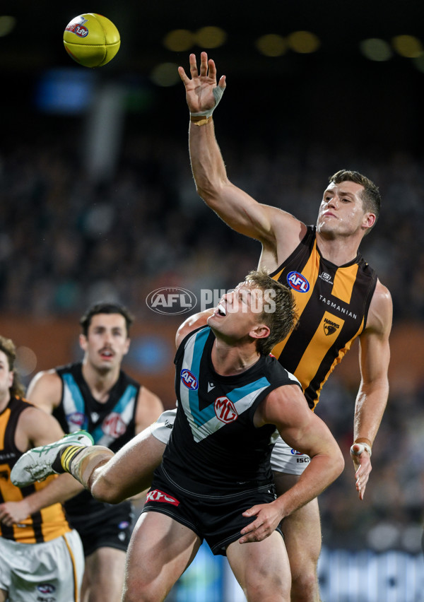 AFL 2024 Second Semi Final - Port Adelaide v Hawthorn - A-54004158