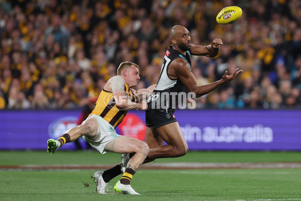 AFL 2024 Second Semi Final - Port Adelaide v Hawthorn - A-54006047