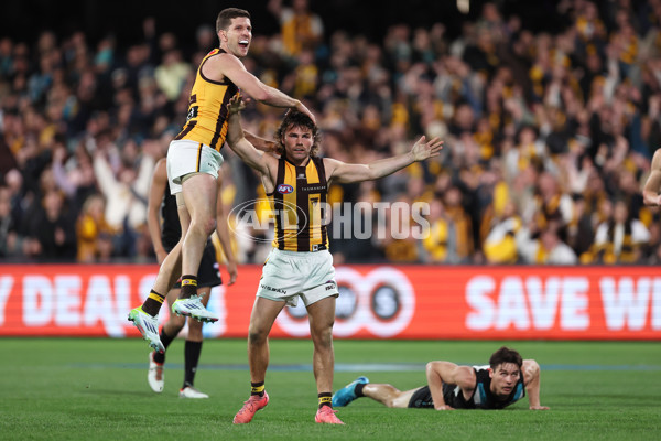 AFL 2024 Second Semi Final - Port Adelaide v Hawthorn - A-54006088