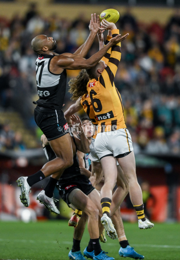 AFL 2024 Second Semi Final - Port Adelaide v Hawthorn - A-54006539